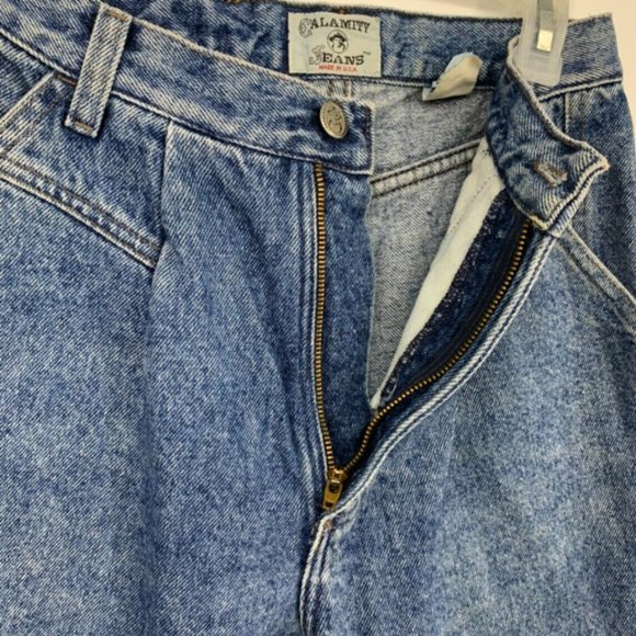 Vintage 1993 Calamity Jeans Stretch Skinny Jeans 8 - Picture 10 of 12